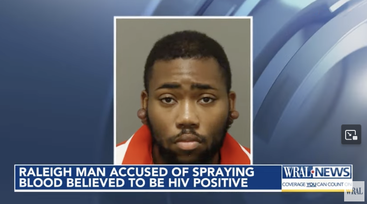 HIV positive man mugshot